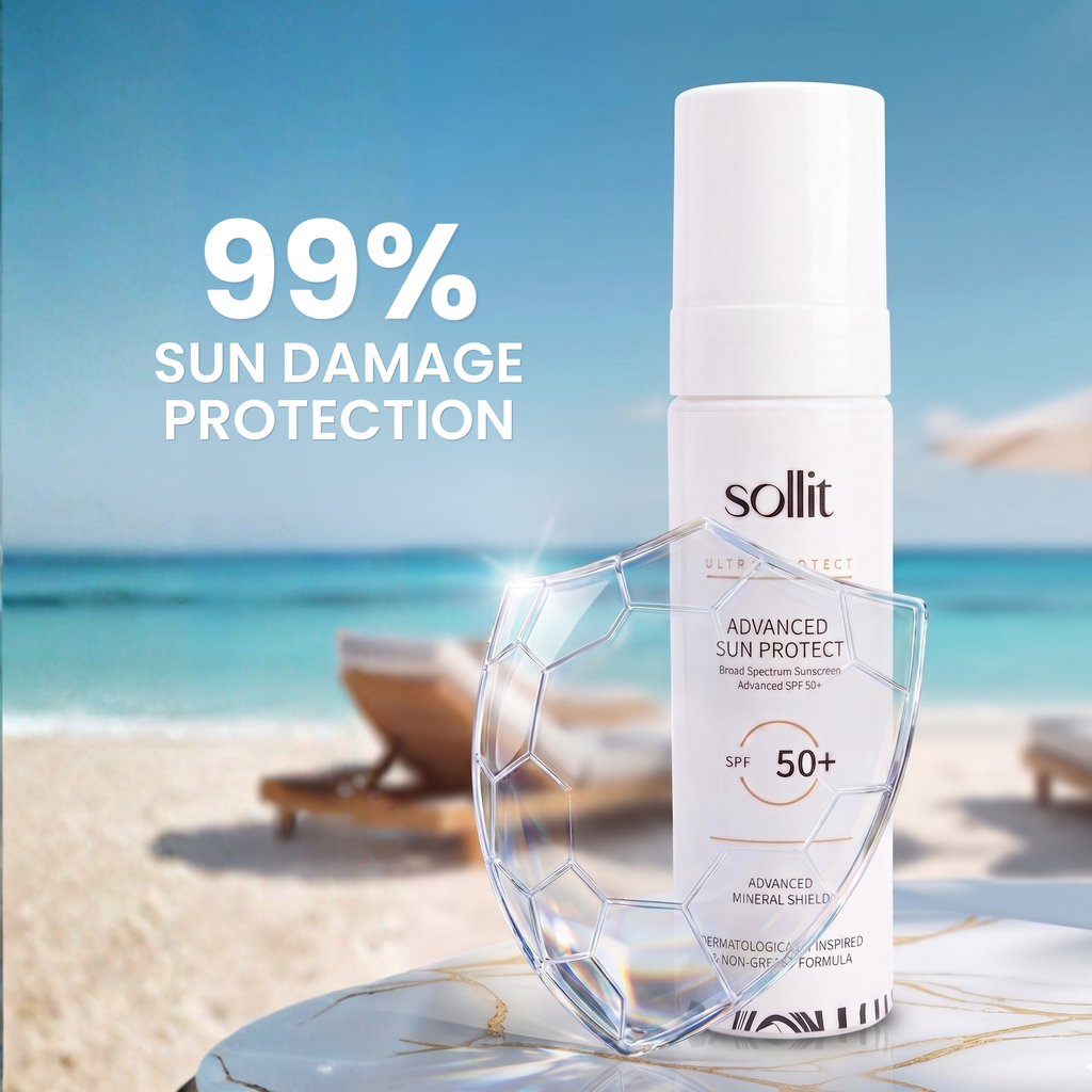 Sollit Ultra Protect Advanced Sun Protect Spray SPF 50+ | Broad Spectrum UVA/UVB Protection | Non-Greasy Sunscreen Spray | 100ml