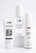 Sollit Complete Daily Skincare Kit | Face Wash + Toner + SPF 50+ Sunscreen Spray | Cleanse, Hydrate & Protect