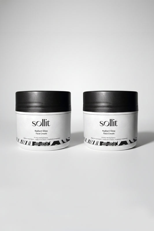 Sollit Radiant Glow Face Cream Care Pack – Pack of 2